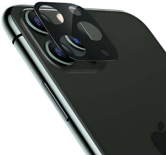 XO Design 3D takakameran suojakalvo Apple iPhone 12 Prolle, karkaistu lasi, musta