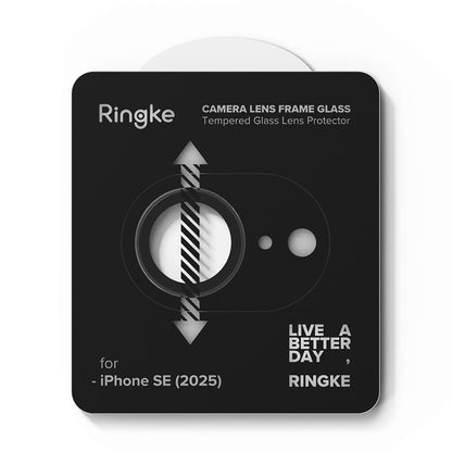Suojakalvo Ringke takakameralle Apple iPhone 16e, Panssarilasi, 2 kappaleen setti, Musta