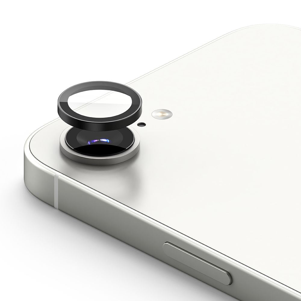 Suojakalvo Ringke takakameralle Apple iPhone 16e, Panssarilasi, 2 kappaleen setti, Musta