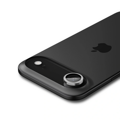Spigen GlastR EZ FIT Optik Pro takakameran suojakalvo Apple iPhone 17 Air, karkaistu lasi, hopea AGL10132