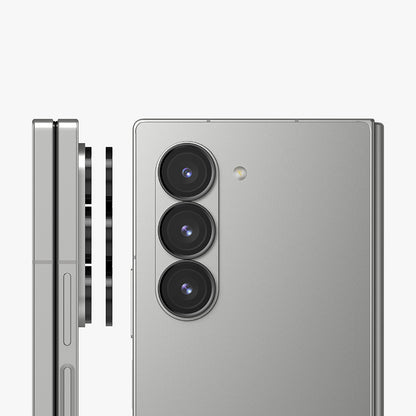 Ringke-suojakalvo Samsung Galaxy Z Fold6 F956:n takakameralle, karkaistu lasi, 2 kappaleen setti, musta