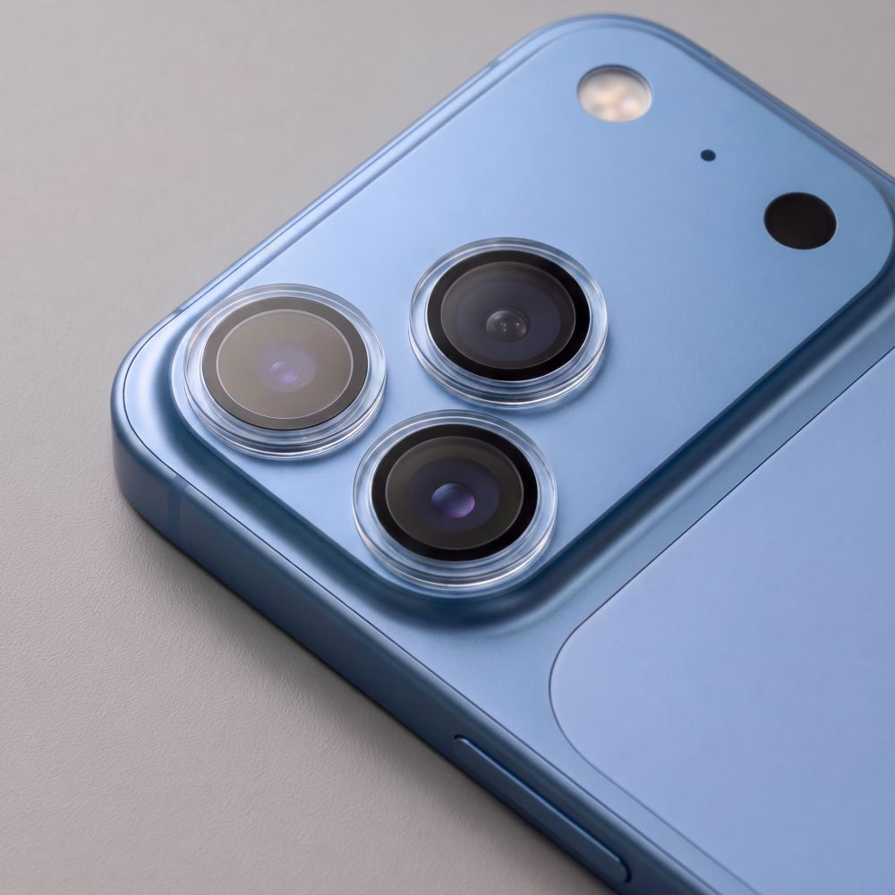 Takakameran suojakalvo Tech-Protect CamRing Fit+ Apple iPhone 18 Pro / 18 Pro Max -puhelimille, karkaistu lasi, läpinäkyvä