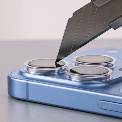 Takakameran suojakalvo Tech-Protect CamRing Fit+ Apple iPhone 18 Pro / 18 Pro Max -puhelimille, karkaistu lasi, läpinäkyvä