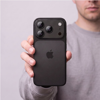 Takakameran suojakalvo Tech-Protect CamFull Fit+ Apple iPhone 18 Pro Maxille, Karkaistu lasi, Musta