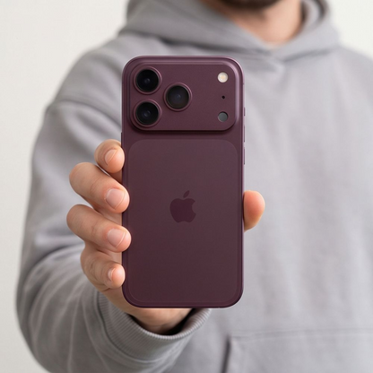 Takakameran suojakalvo Tech-Protect CamFull Fit+ Apple iPhone 18 Pro Maxille, Karkaistu lasi, Viininpunainen
