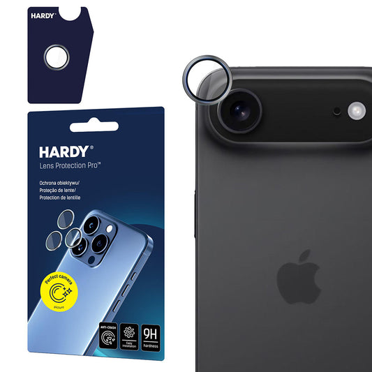 Takakameran suojakalvo 3MK Hardy Protection Pro Apple iPhone 17 Air, Panssarilasi, Harmaa
