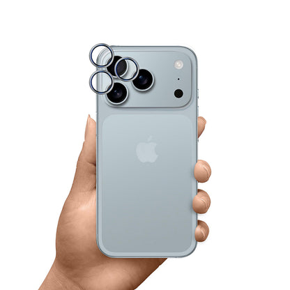 Suojakalvo 3MK Hardy Protection Pro Apple iPhone 17 Pro Max / 17 Pro takakameralle, Panssarilasi, Beige
