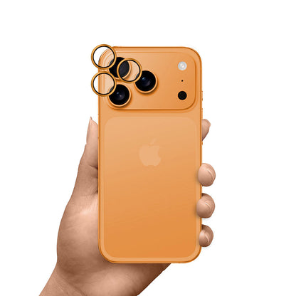 Takakameran suojakalvo 3MK Hardy Protection Pro Apple iPhone 17 Pro Max / 17 Pro, Oranssi Karkaistu Lasi