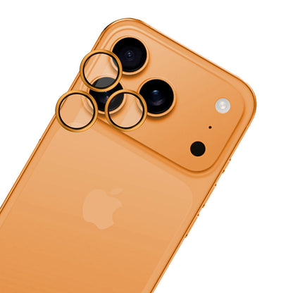 Takakameran suojakalvo 3MK Hardy Protection Pro Apple iPhone 17 Pro Max / 17 Pro, Oranssi Karkaistu Lasi