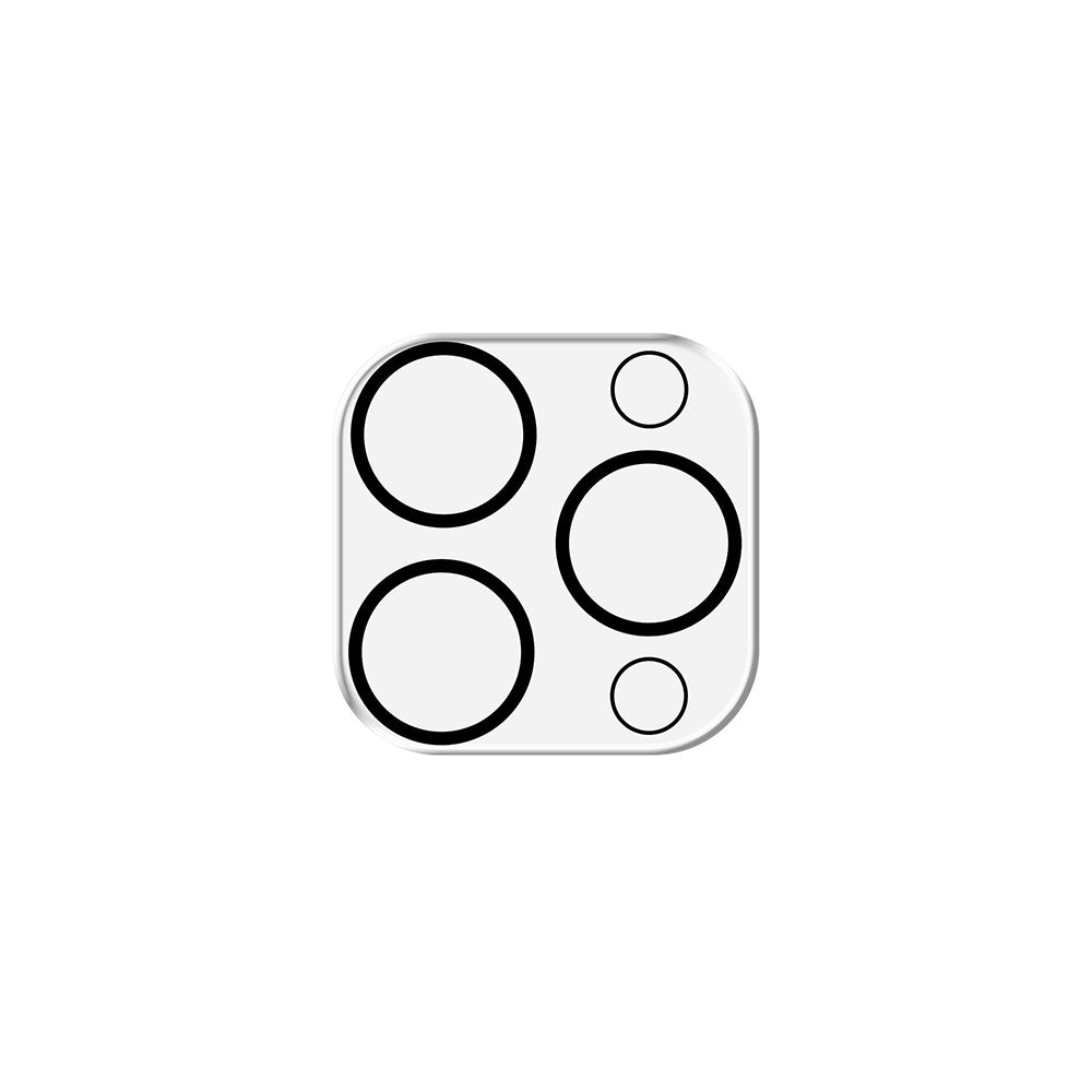 3MK Pro Full Cover takakameran suojakalvo Apple iPhone 16 Pro Max / 16 Pro -malleihin, karkaistu lasi, musta