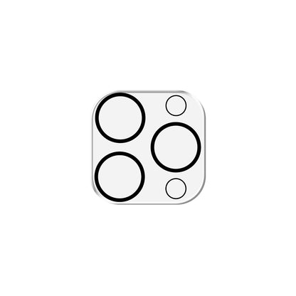 3MK Pro Full Cover takakameran suojakalvo Apple iPhone 16 Pro Max / 16 Pro -malleihin, karkaistu lasi, musta