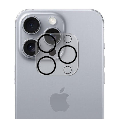 3MK Pro Full Cover takakameran suojakalvo Apple iPhone 16 Pro Max / 16 Pro -malleihin, karkaistu lasi, musta
