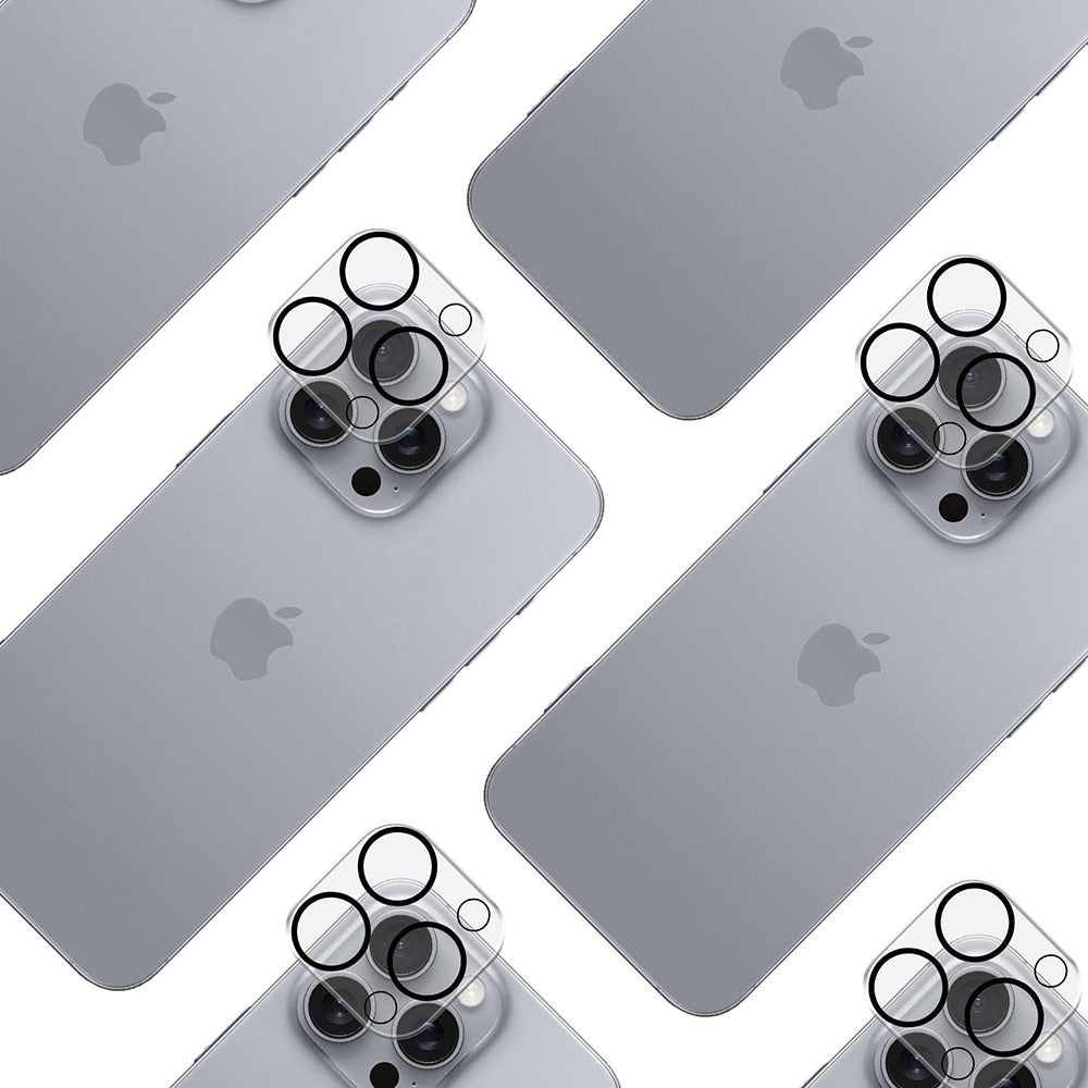 3MK Pro Full Cover takakameran suojakalvo Apple iPhone 16 Pro Max / 16 Pro -malleihin, karkaistu lasi, musta