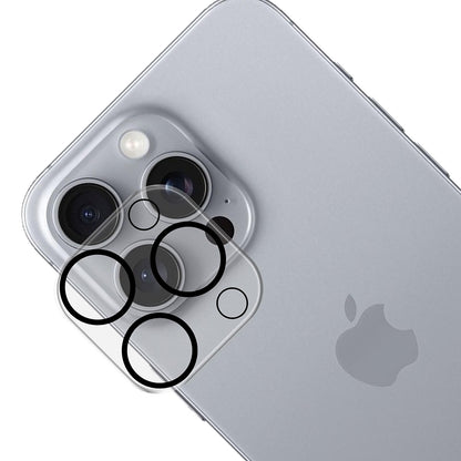 3MK Pro Full Cover takakameran suojakalvo Apple iPhone 16 Pro Max / 16 Pro -malleihin, karkaistu lasi, musta