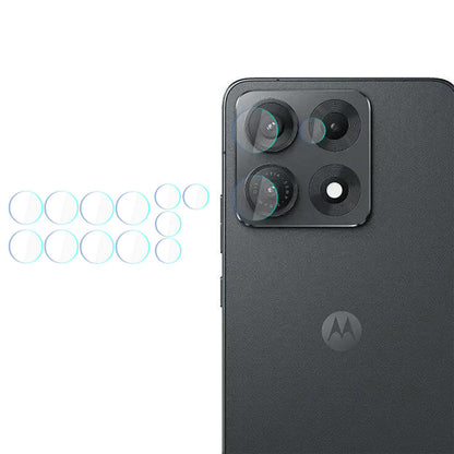 Takakameran suojakalvo 3MK Protection Motorola Edge 70 Maxille, Karkaistu lasi, 4 kappaleen setti, Läpinäkyvä