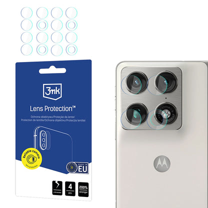 Suojakalvo Takakamera 3MK Protection Motorola Razr Foldille, Panssarilasi, 4 kappaleen setti, Läpinäkyvä