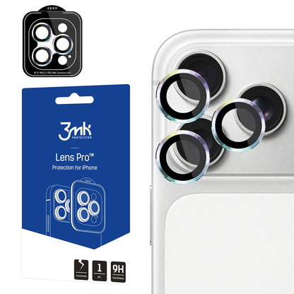 Takakameran suojakalvo 3MK Protection Pro Apple iPhone 18 Pro / 18 Pro Max -puhelimille, karkaistu lasi, monivärinen