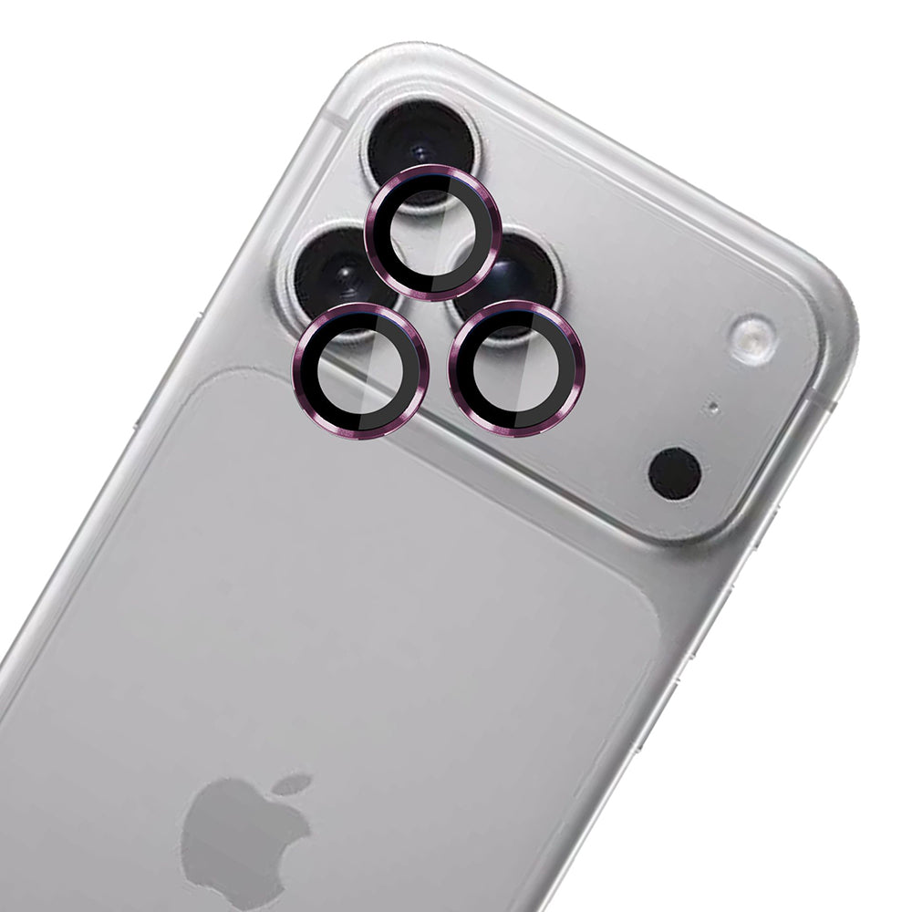 3MK Protection Pro takakameran suojakalvo Apple iPhone 18 Pro / 18 Pro Max -puhelimille, karkaistu lasi, viininpunainen
