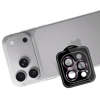 3MK Protection Pro takakameran suojakalvo Apple iPhone 18 Pro / 18 Pro Max -puhelimille, karkaistu lasi, viininpunainen