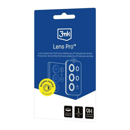 Takakameran suojakalvo 3MK Protection Pro Samsung Galaxy S26 S942:lle, Panssarilasi, Musta
