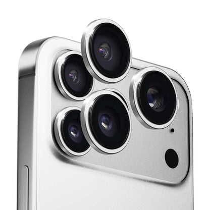 Anank AR takakameran suojakalvo Apple iPhone 17 Pro Max / 17 Pro, karkaistu lasi, hopea
