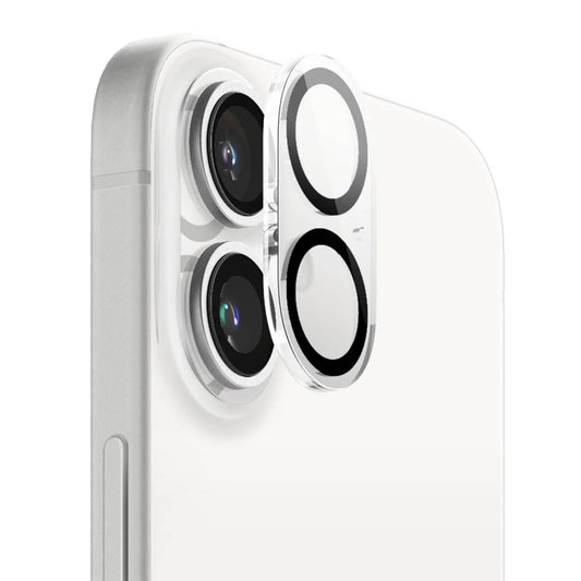 Anank Guard takakameran suojakalvo Apple iPhone 16 Plus / 16:lle, karkaistu lasi, musta