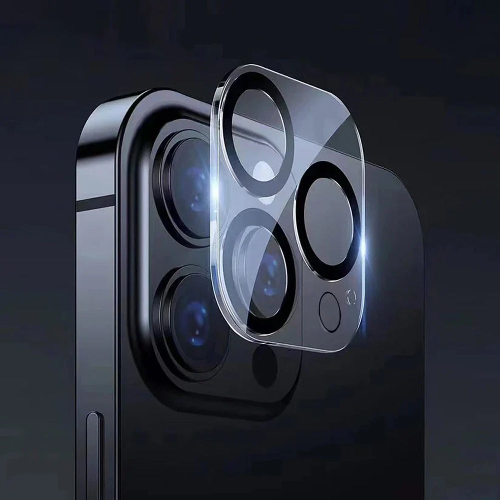 Anank Guard takakameran suojakalvo Apple iPhone 16 Plus / 16:lle, karkaistu lasi, musta