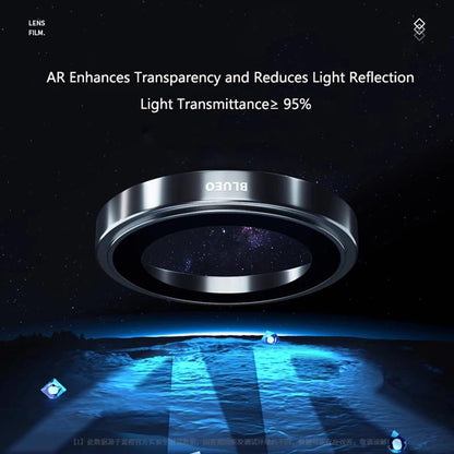 Blueo 99 Anti-Reflektiivinen HD takakameran suojakalvo Apple iPhone 16 Pro Max / 16 Pro -puhelimelle, karkaistu lasi, hopea