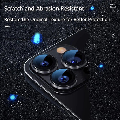 Blueo 99 Anti-Reflektiivinen HD takakameran suojakalvo Apple iPhone 16 Pro Max / 16 Pro -puhelimelle, karkaistu lasi, hopea