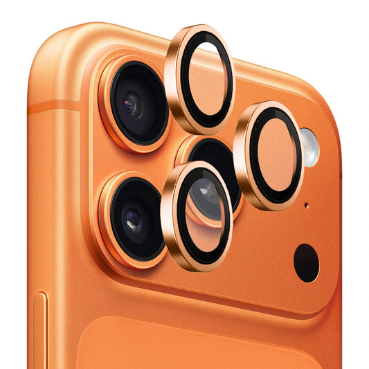 Suojakalvo Blueo 99 Anti-Reflective HD Apple iPhone 17 Pro Max / 17 Pro takakameralle, Oranssi, Karkaistu lasi