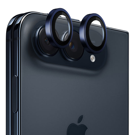 Blueo 99 Anti-Reflective HD -takakameran suojakalvo Apple iPhone Duo -puhelimelle, karkaistua lasia, sininen