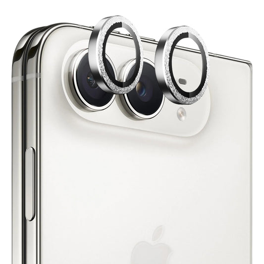 Blueo Diamond -suojakalvo takakameralle Apple iPhone Duo -puhelimeen, karkaistua lasia, hopeanvärinen