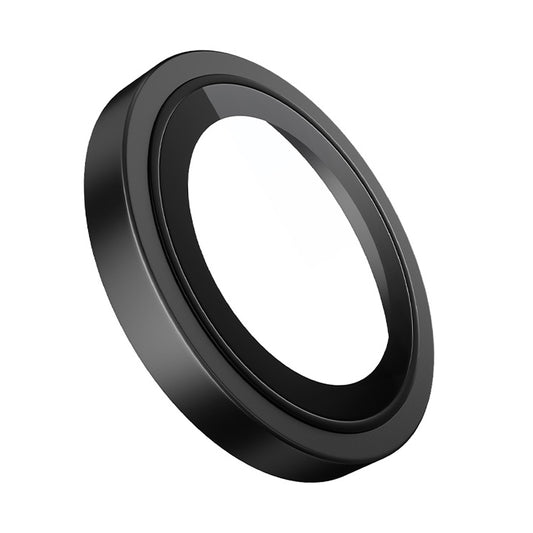 Blueo Metal Frame takakameran suojakalvo Apple iPhone 17e / 16e:lle, karkaistu lasi, musta