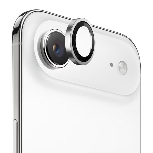 Blueo Metal Frame -takakameran suojakalvo Apple iPhone 17 Airille, Panssarilasi, Hopea