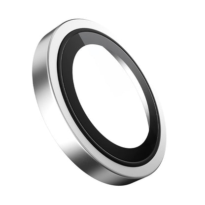 Blueo Metal Frame -takakameran suojakalvo Apple iPhone 17:lle, karkaistu lasi, hopeanvärinen