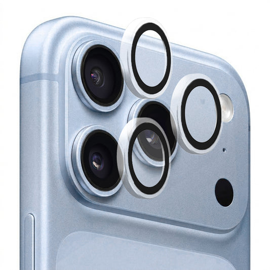 Blueo Metal Frame -suojakalvo takakameralle Apple iPhone 18 Pro / 18 Pro Max -puhelimille, karkaistua lasia, läpinäkyvä