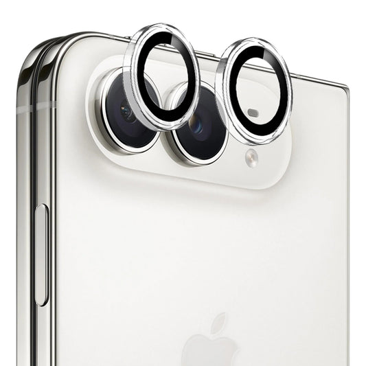 Blueo Metal Frame -suojakalvo takakameralle Apple iPhone Duo -puhelimeen, karkaistua lasia, läpinäkyvä