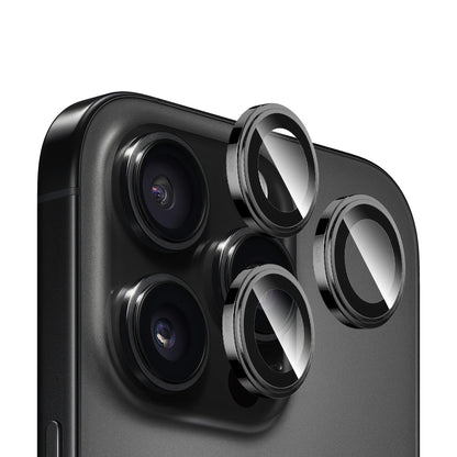 Blueo Sapphire Crystal Rear Camera Protective Film for Apple iPhone 14 Pro Max / 14 Pro, Tempered Glass, Black