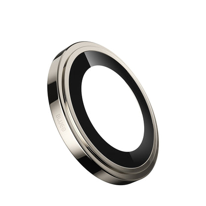 Blueo Sapphire Crystal takakameran suojakalvo Apple iPhone 16 Pro Max / 16 Pro -puhelimelle, karkaistu lasi, metallinhohtoinen harmaa
