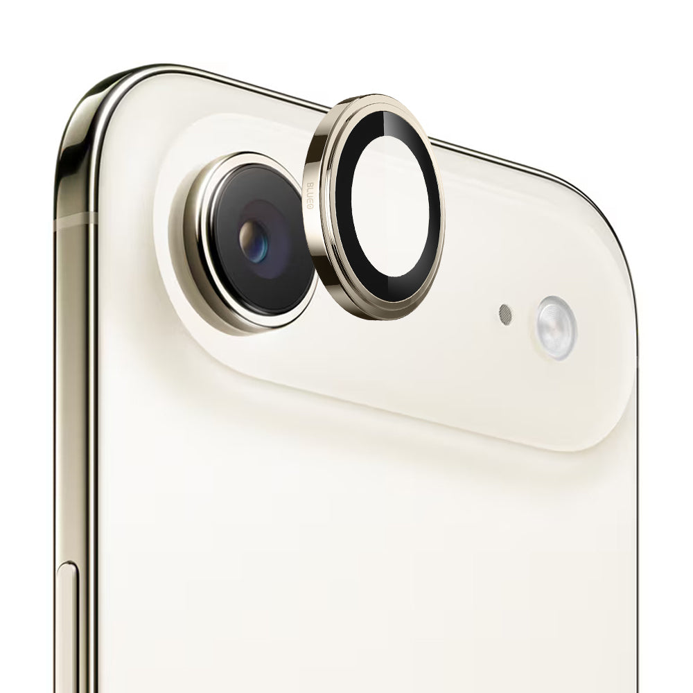 Blueo Sapphire Crystal -takakameran suojakalvo Apple iPhone 17 Airille, karkaistu lasi, kultainen