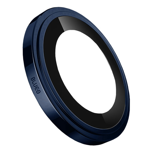 Blueo Sapphire Crystal -takakameran suojakalvo Apple iPhone Duo -puhelimelle, karkaistua lasia, sininen