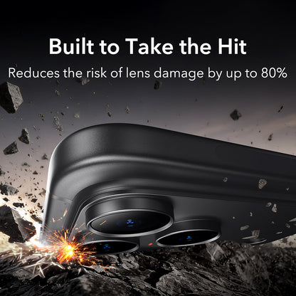 Takakameran suojakalvo ESR Armorite Pro Apple iPhone 18 Prolle, karkaistu lasi, musta