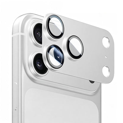 Takakameran suojakalvo Lito Crown Halo AR + AF Apple iPhone 18 Pro Maxille, Karkaistu lasi, Hopea
