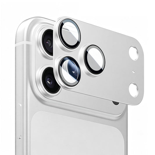 Takakameran suojakalvo Lito Crown Halo AR + AF Apple iPhone 18 Pro:lle, karkaistu lasi, hopea