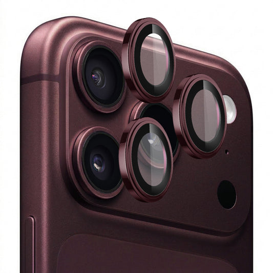 Takakameran suojakalvo Lito S+ Apple iPhone 18 Pro / 18 Pro Max -puhelimelle, karkaistu lasi, viininpunainen