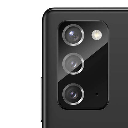 Lito S+ takakameran suojakalvo Samsung Galaxy Note 20 5G N981 / Note 20 N980, Panssarilasi, Musta