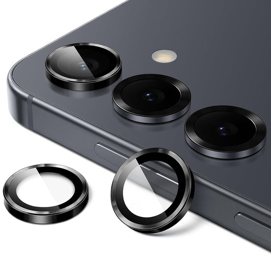 Lito S+ Rear Camera Protection Film for Samsung Galaxy S26 Plus / S26, Tempered Glass, Black