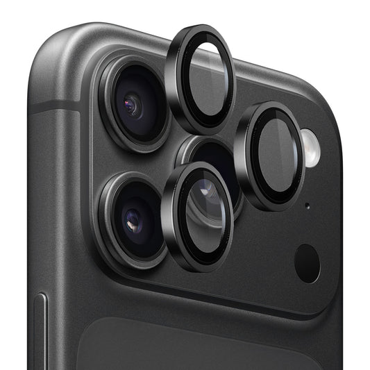 Lito Titanium AR takakameran suojakalvo Apple iPhone 18 Pro / 18 Pro Max -puhelimille, karkaistu lasi, musta