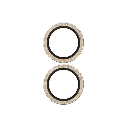 PanzerGlass Hoops Glitter takakameran suojakalvo Apple iPhone 17 / 16 Plus / 16, Karkaistu lasi, Kultainen