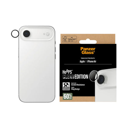 PanzerGlass Hoops takakameran suojakalvo Apple iPhone 17 Air, Vahvistettu lasi, Läpinäkyvä